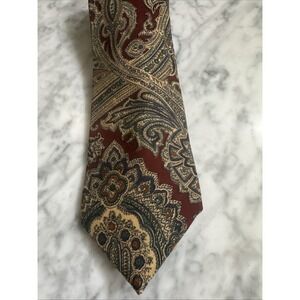 Vintage Liberty Of London Men's‎ 100% Wool Paisley Classic Tie Size One